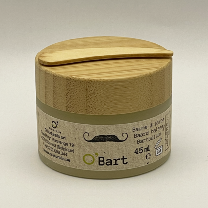 O'Bart, baume nourrissant et coiffant pour la barbe.